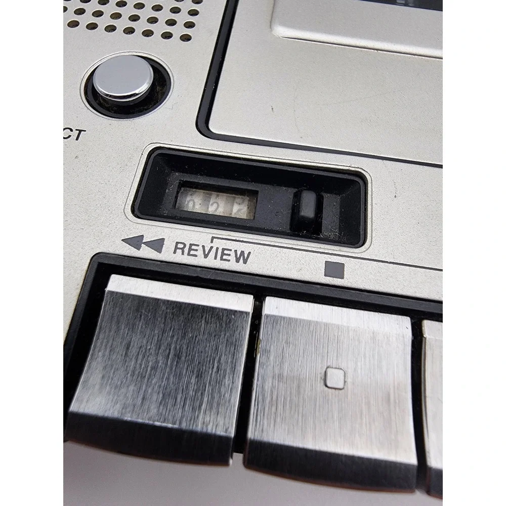 Sony TC-150 Cassette-Corder Portable Tape Recorder Silver Made in Japan Parts